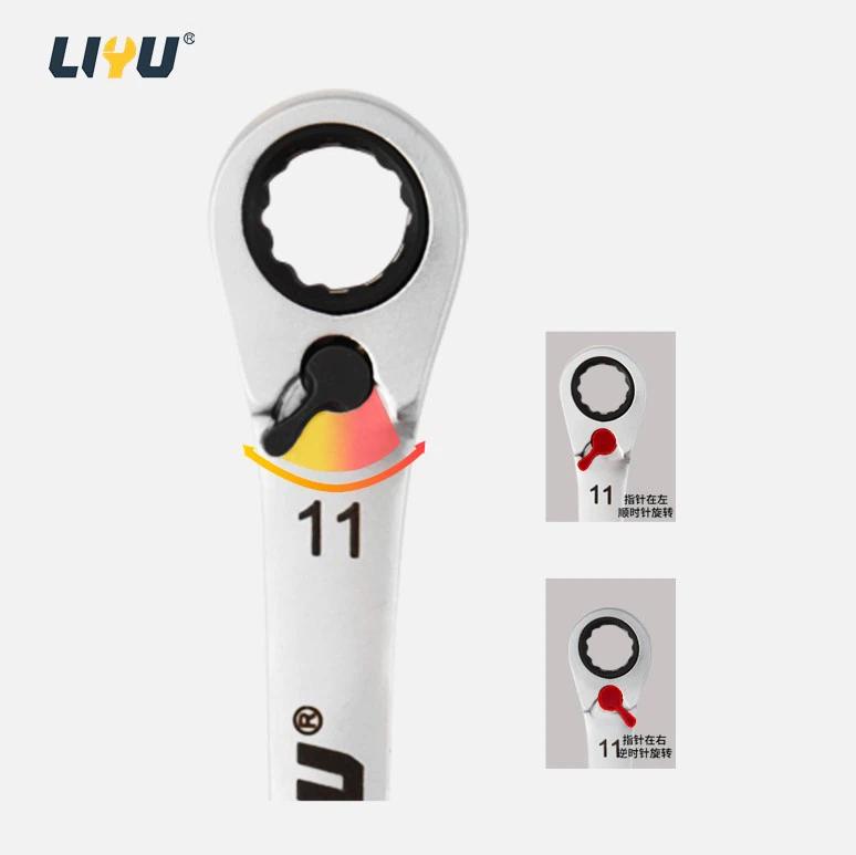 Mini Small Ratchet Wrench Set, Narrow Space Sleeve, Cross-shaped Inner Hexagonal Batch-head Screwdriver Set factory