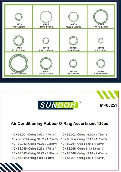 O-Ring Kit 120 kpl